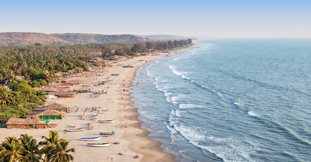 Budget-friendly destination Arambol Beach, Goa India